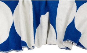 Kék-krémszínű takaró 150x200 cm Tul – noo.ma