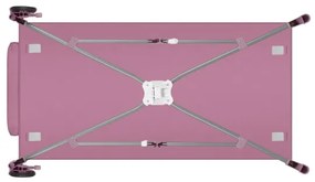 Lionelo - STEFI PLUS utazóágy, rózsaszín magnólia