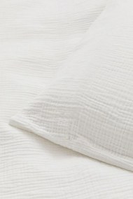 Muszlin ágynemű fehér Ágynemű mérete: Gyermek méret 90x135 cm, A csomag tartalma: Készletcsomagolás