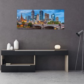 Melbourne város képe (120x50 cm)