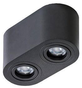Azzardo Brant mennyezeti lámpa, fekete, GU10, 2x50W, AZ-2821