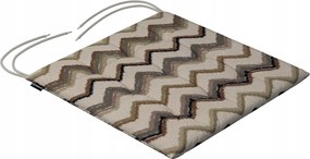 Károly székpárna 40x40 bézs-olívazöld