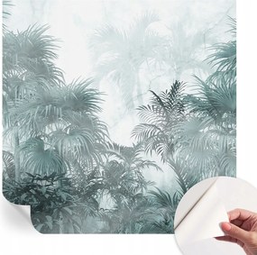 Öntapadós fotótapéta Falra 3D Loft Egzotikus zöld 250x250 cm