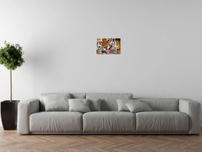 Gario Vászonkép Tigris és kis tigris Méret: 30 x 20 cm