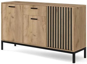 Grata I komód, craft tölgy / fekete