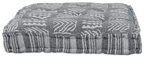 Párna Rácsos Szürke 120x80x12 cm