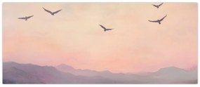 Kép - Madárcsapat II. (120x50 cm)