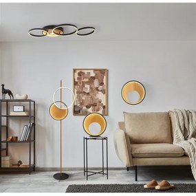 Searchlight EU36301-1BK - LED Dimmelhető asztali lámpa CURIO LED/11W/230V barna