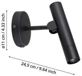 Eglo 900907 - LED Fali lámpa ALMUDAINA LED/5W/230V