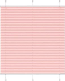 vidaXL pliszírozott redőny rózsaszín 120x100cm szövetszélesség 119,4cm