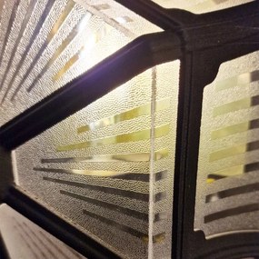 Elstead PR12-BLACK - Kültéri mennyezeti lámpa PARISH 1xE27/60W/230V IP44