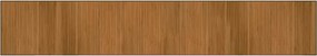 vidaXL négyszögletű barna bambusz szőnyeg 70 x 400 cm