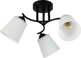 PAFOS felületre szerelhető csillár 3xE27/15W/230V, fekete