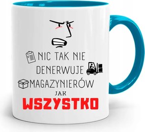 Kék Bögre Raktárosnak Semmi Ilyen Nem Ajándék fényképes nyomattal