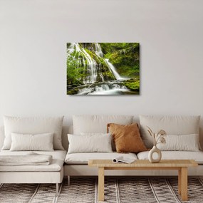 Kép - Vízesés, Wind River Valley (üvegen) (70x50 cm)