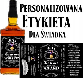Címke Whisky Matrica Tanú Esküvői Ajándék Személyre Szabott