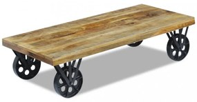 120x60x30 cm Tömör mangófa dohányzóasztal