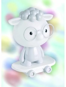 LED Szabályozható éjjeli gyerek lámpa LED/2,5W/230V szürke bárány