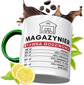 Zöld Bögre Raktárosnak Születésnapra Ajándék fényképes nyomtatással