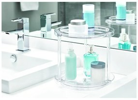 Kerek, forgatható, kétszintes talapzat az iDesign The Home Edit dobozokhoz, ⌀ 24,1 cm