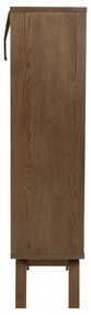 Barna tálalószekrény tölgyfa dekorral 72x145x36 cm A-Line – Actona