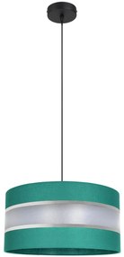 Csillár zsinóron CORAL 1xE27/60W/230V á. 40 cm zöld