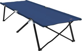 vidaXL Összecsukható Kemping Ágy Kék 206 x 76 x 74 cm Oxford és Acél