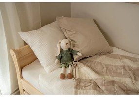 Natúr színű borovi fenyő gyerekágy ágyráccsal 90x160 cm Roma – Adeko