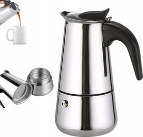 Kávéfőző Eszpresszó kávéfőző acél 300 ml 6 csésze Indukció