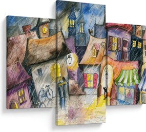 Kép - esős este (90x60 cm)