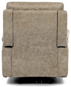 Relax fotel vezeték nélküli elektromos vezérléssel, bézs vintage szövettel. TV-4094 LAN3