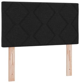 Fejtámla Gyémánt Blokkok Design Fekete 80 cm Szövet