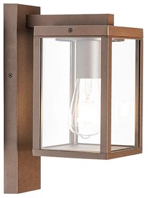 Ipari kültéri fali lámpa rozsdabarna IP44 - Charlois