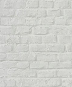 Vinil Tapéta Fal Motívummal Világosszürke Tégla Tapéta