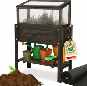 Üvegház lábas erkély herbárium gyógynövény láda 80x37 Öko polc