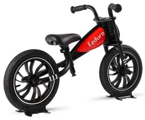 QPlay - Tolós bicikli FEDURO fekete/piros