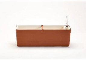 Plastia Berberis 60 önöntöző virágláda,  terrakotta + elefántcsont, 60 cm