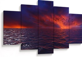 Tengeri kép a madarakkal (150x105 cm)