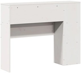 fehér tömör fenyőfa fejtámla tárolóval 100 cm