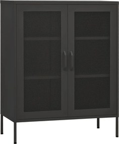 vidaXL antracitszürke acél tárolószekrény 80 x 35 x 101,5 cm