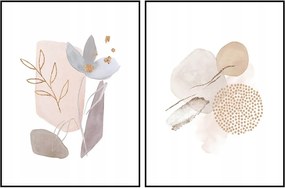 Grafika két poszter szett 2db boho minta 40x50