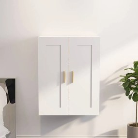 Fehér szerelt fa faliszekrény 69,5 x 32,5 x 90 cm