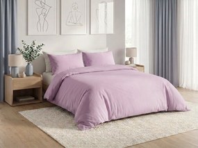 Pamut ágynemű CALMORA világos lila Ágyneműhuzat mérete: 2 db 70 x 90 cm | 200 x 200 cm