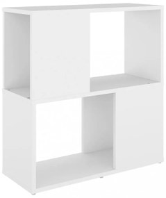 fehér szerelt fa könyvszekrény 60 x 24 x 63 cm
