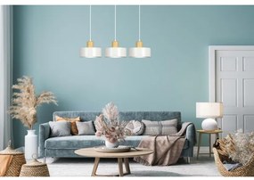 Csillár zsinóron TORIN 3xE27/15W/230V fehér