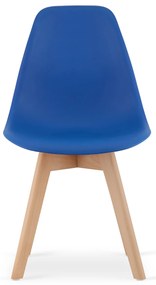 Kék KITO szék bükkfa lábakkal