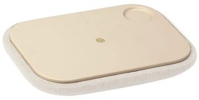 Fehér-natúr színű ülőke Paff Low – UMAGE