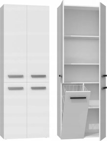 1K DD fürdőszoba szekrény, fehér