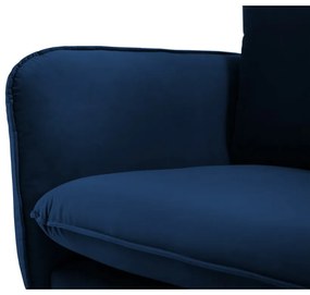 Kék bársony kanapé 200 cm Vienna – Cosmopolitan Design