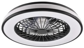 LED Dimmelhető mennyezeti lámpa ventilátorral LED/48W/230V 3000-6500K + távirányító